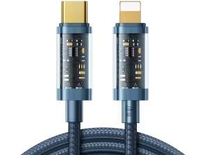 Joyroom kablosu USB kablosu Tip C Lightning PD 20W 1,2m mavi S C
