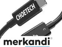 Choetech C tipa USB kabelis C tipa USB Thunderbolt 3 40Gbps jauda D