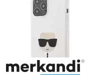 Karl Lagerfeld KLHCP12LSLKHWH iPhone 12 Pro Max 6 7 » blanc/blanc dur