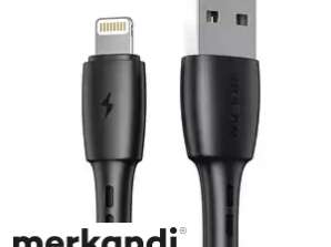 USB-kabel för Lightning Vipfan Racing X05 3A 3m svart