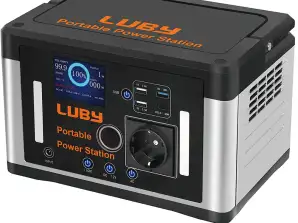 Luby Portable Powerhouse kraftværk 1000W / 577Wh ekstern strømkilde