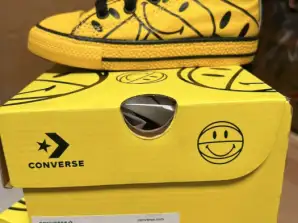 Converse engroskollektion: Assorteret 100-par sneakerpalle - Ny i æsker med fuld størrelse