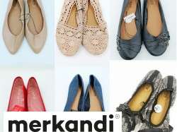 Wholesale Footwear - Lot of Ballerinas for Women from European Brands