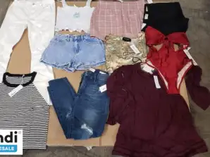 Pacsun toptan karışık giyim paletleri 100 adet