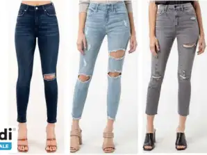 Bulk Ceros by Miss Me Jeans - Lote Skinny Surtido de 30 Piezas, Tallas 24-32, MSRP $60-90 cada una