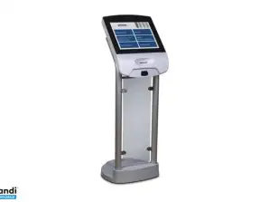 Stainless Steel Pole and Queue Management Kiosk Bundle - Certified Pre-Owned