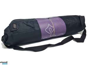 Черная сумка для коврика для йоги «Bodycoach» с сеткой
