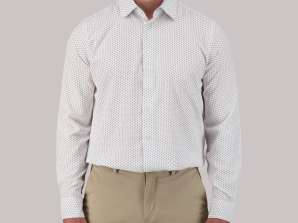 Herre Langærmet Skjorte Casual Work Skjorte Forskellig farve Moderne Slim Fit Smart Skjorter