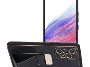 Futerał LEATHER Case Kickstand do SAMSUNG Galaxy A53 czarny