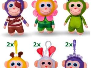 Wunder Park BagClip Peluche Figures 6 fois cul.