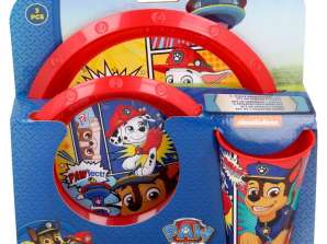 Paw Patrol Ensemble de vaisselle 3 pièces pour enfants