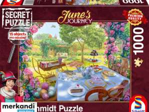 June's Journey   Tee im Garten   Puzzle 1000 Teile