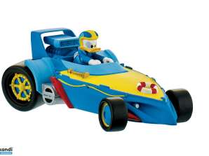 Mickey Mouse Club racer Donald in auto karakter