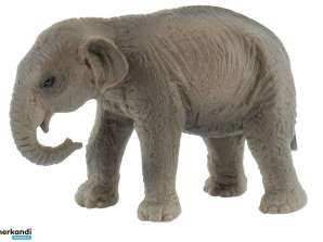 Figurina indiana del vitello dell'elefante degli animali selvatici