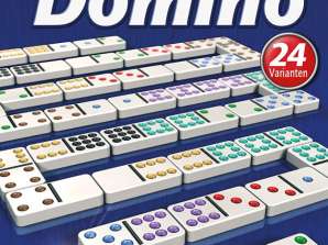 Domino di linea classica con gioco di pezzi di gioco extra large