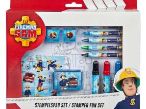 Fireman Sam Stamp Fun Set 26 pezzi