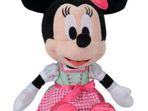 Simba hračky plyšové Disney Dirndl Minnie myš 25cm