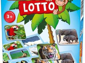 Zoo Lotto Bring-along Jogo em Metal Box