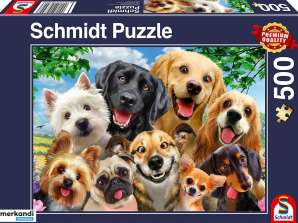 Dog Selfie 500 Piece Puzzle