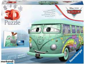 Ravensburger 11185 3D Puzzle Vehicles Disney Cars: VW T1 Fillmore
