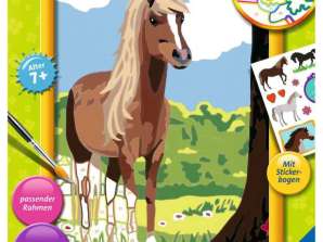 Ravensburger 28515 Pintura por números: sorte de cavalo