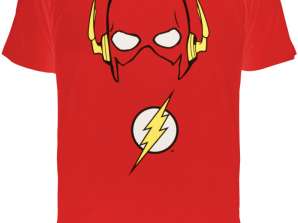 Le Flash « Flash’s Maske » T-shirt Homme Rouge Taille XXL