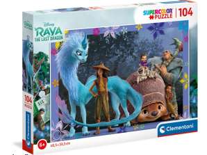 Clementoni 27156 104 Teile Puzzle Disney Raya and the last Dragon