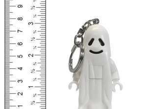 LEGO® Classic Ghost Keychain with Flashlight