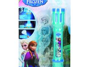 Lampe de poche Frozen / Frozen 2 avec 6 lentilles interchangeables pour la projection