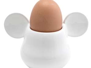 Disney Mickey Mouse 3D Ceramic Egg Cup Blanc