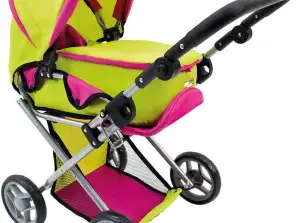 Bino & Mertens doll's pram with box green