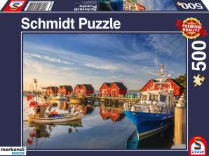 Fischereihafen Weiße Wiek 500 Teile Puzzle