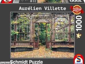 Aurélien Villette Zarośnięte łukowate okno 1000 elementów Puzzle