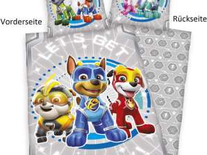 Paw Patrol Glow în întuneric Lenjerie de pat Renforcé 80 x 80 135 x 200 cm