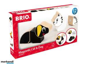 BRIO 30269   Magnet Tiere Hund und Katze