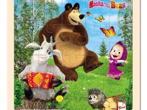Bino & Mertens Masha and the Bear Puzzle with Böcklein 20 pieces