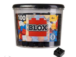 Blox 100 negro 4 ladrillos en lata Androni