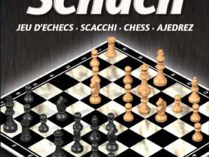 Gioco di scacchi a linea classica con pezzi extra large