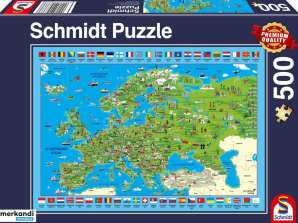 Descoperă Europa 500 piese puzzle