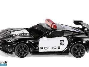 SIKU 1545 Chevrolet Corvette ZR1 Police modello auto
