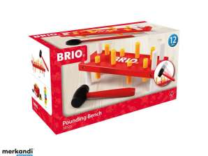 BRIO 30525 Banco Knocking Rojo