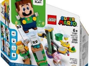Doživetja LEGO® Super Mario 71387 z začetnim tečajem Luigi