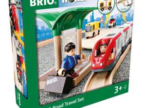 BRIO 33209 Souprava silničních a železničních osobních vlaků