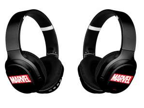 Wireless Stero Headphones with micro Marvel 001 Marvel Black