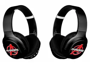 Wireless Stero Headphones with micro   Avengers 003 Marvel Black