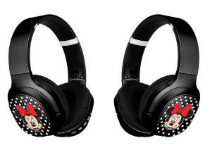 Trådløse Stero-hovedtelefoner med micro Minnie 001 Disney Black