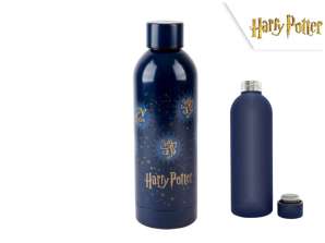 Harry Potter blå / guld rustfrit stål termokande / flåde / guld rustfrit stål flaske