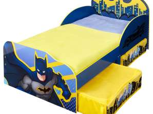 Cama para niños pequeños Batman con espacio de almacenamiento 