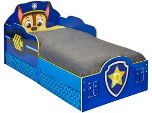 Paw Patrol pat pentru copii mici cu spațiu de depozitare 