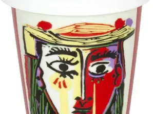 Picasso Femme Au Chapeau Káva s sebou Hrnek s pokličkou 380 ml